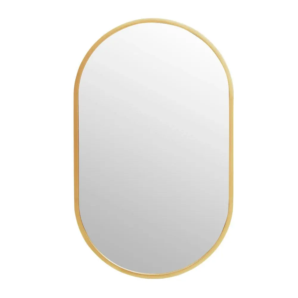 Propulse Round/Oval Wall Mirror Bathroom Makeup Home Decor Metal Frame