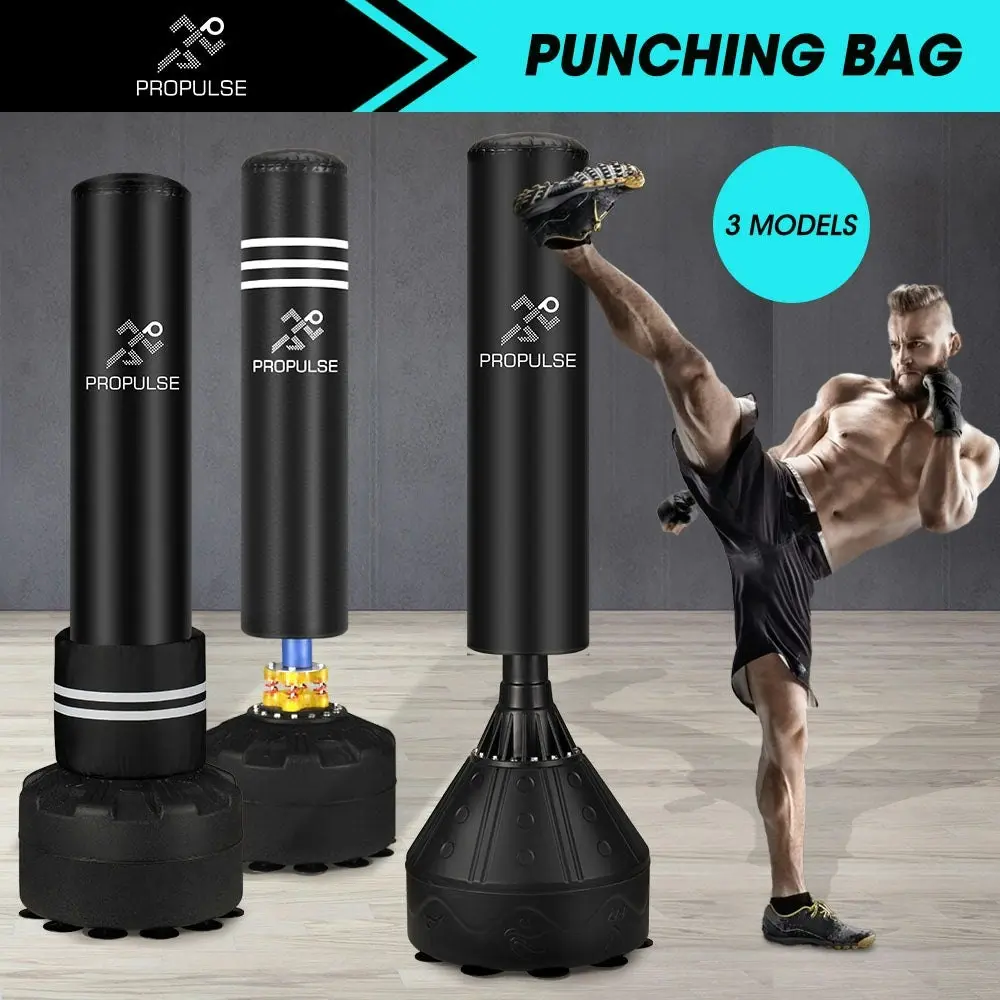 Propulse Boxing Punching Bag Free Standing Speed Bag Adults Kick Training