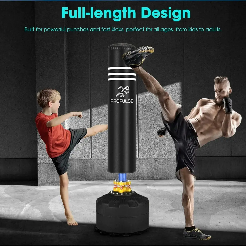 Propulse Boxing Punching Bag Free Standing Speed Bag Adults Kick Training