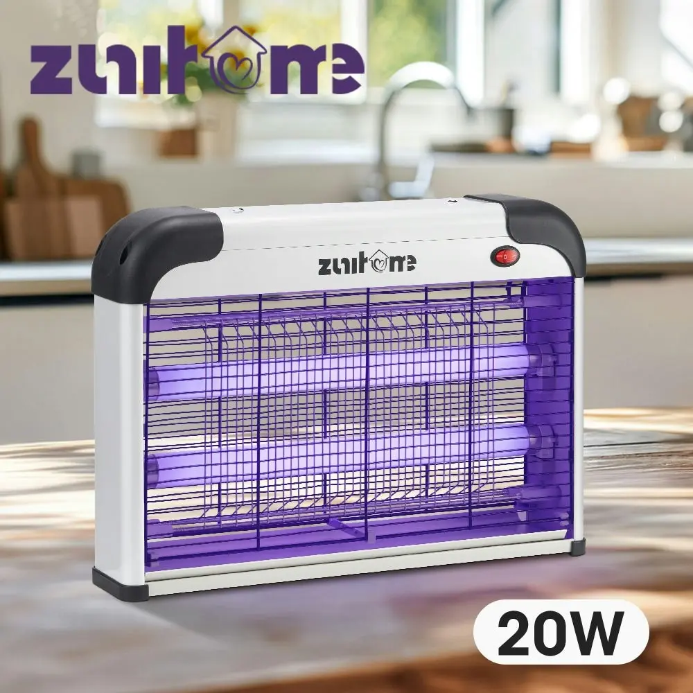 ZUNI Electric UV Mosquito Fly Insect Killer Bug Zapper Trap Light Lamp 20W