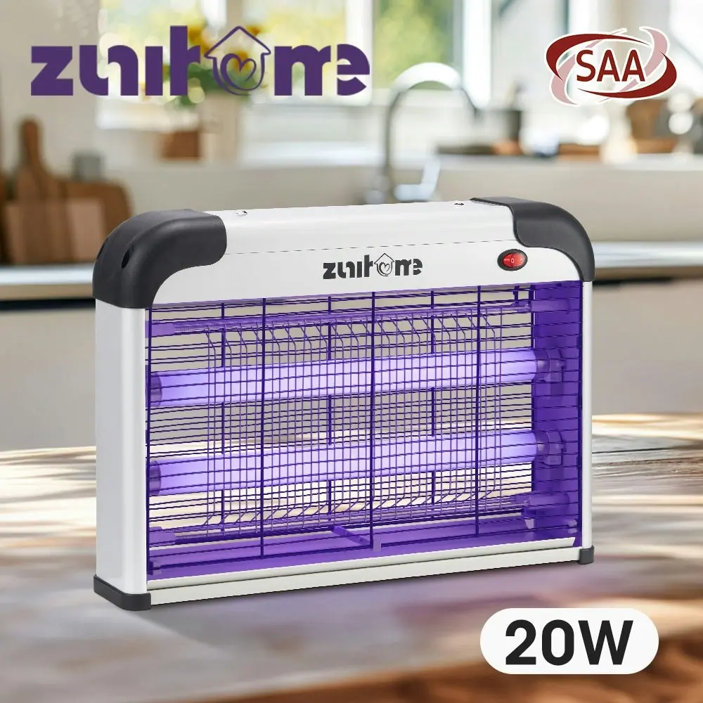 ZUNI Electric UV Mosquito Fly Insect Killer Bug Zapper Trap Light Lamp 20W