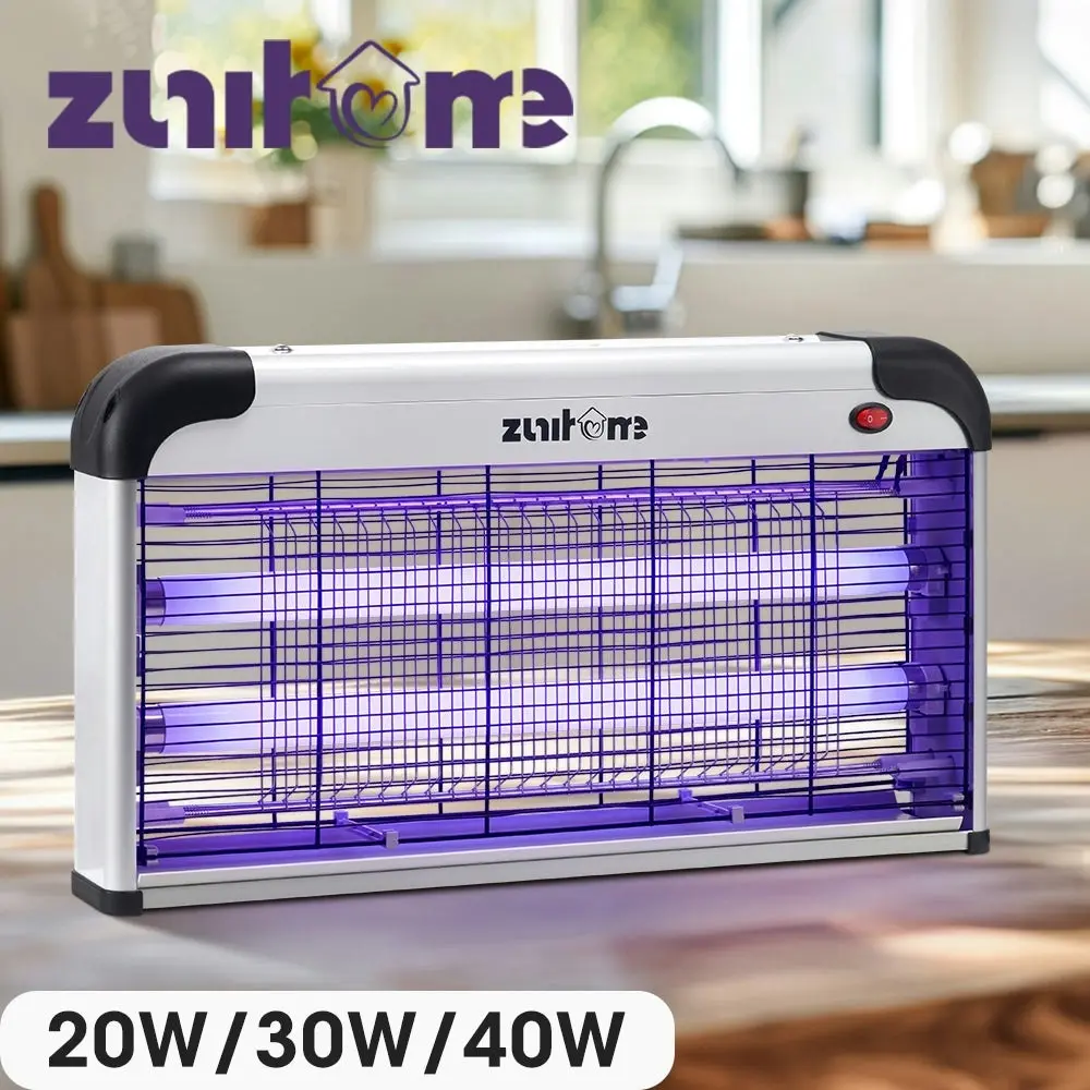 ZUNI Electric UV Mosquito Fly Insect Killer Bug Zapper Trap Light Lamp 20/30/40W