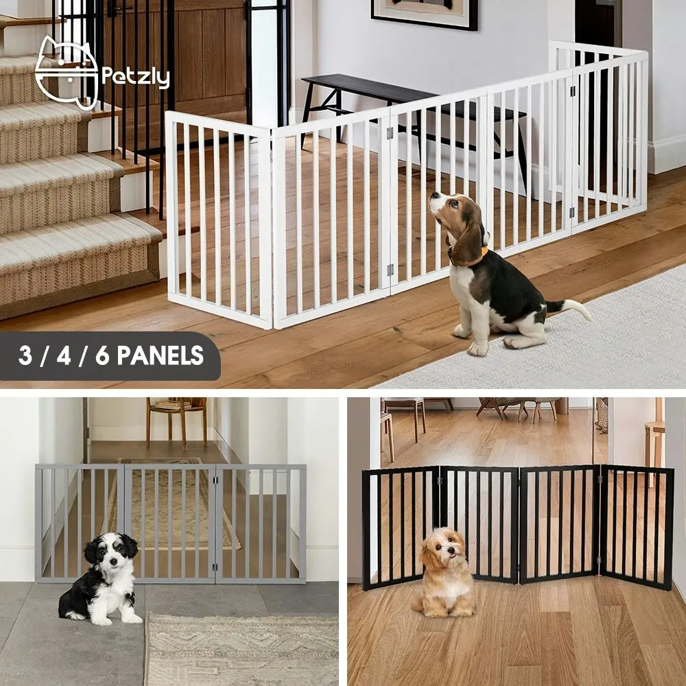 Petzly Pet Gate Dog Fence Safety Barrier Security Door