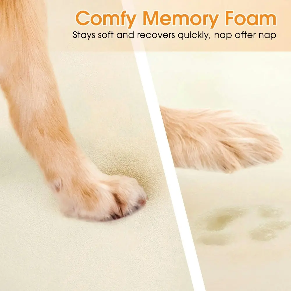 Petzly Dog Bed Memory Foam Calming Bed Orthopedic Pet Sofa Washable M/L/XL/XXL