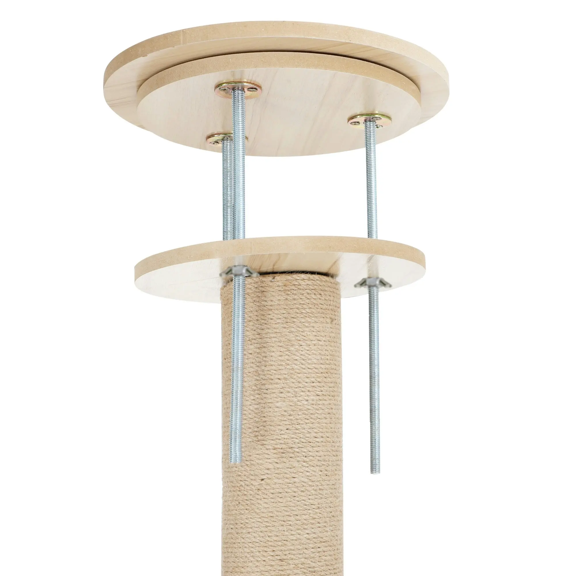 Alopet Cat Tree Wood Tower Scratching 10cm Thick Post Scratcher Floor to Ceiling