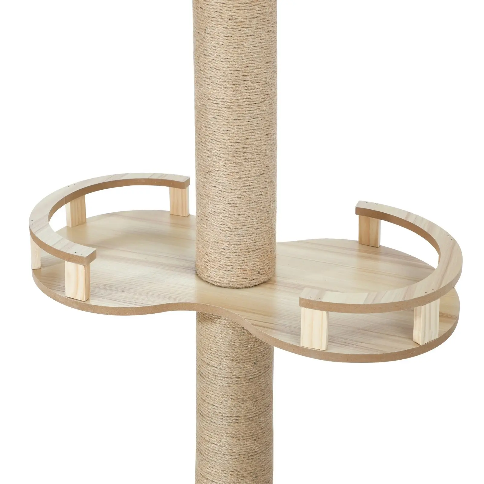 Alopet Cat Tree Wood Tower Scratching 10cm Thick Post Scratcher Floor to Ceiling