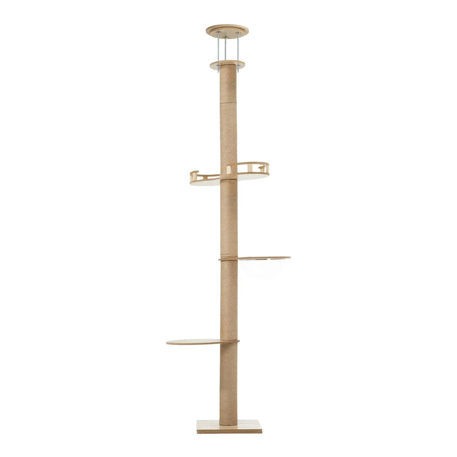 Alopet Cat Tree Wood Tower Scratching 10cm Thick Post Scratcher Floor to Ceiling