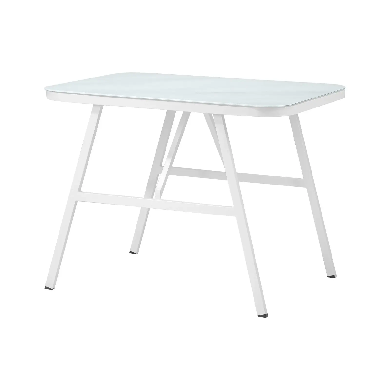 Livsip Outdoor Dining Table Furniture Patio Garden Indoor White Marble-style