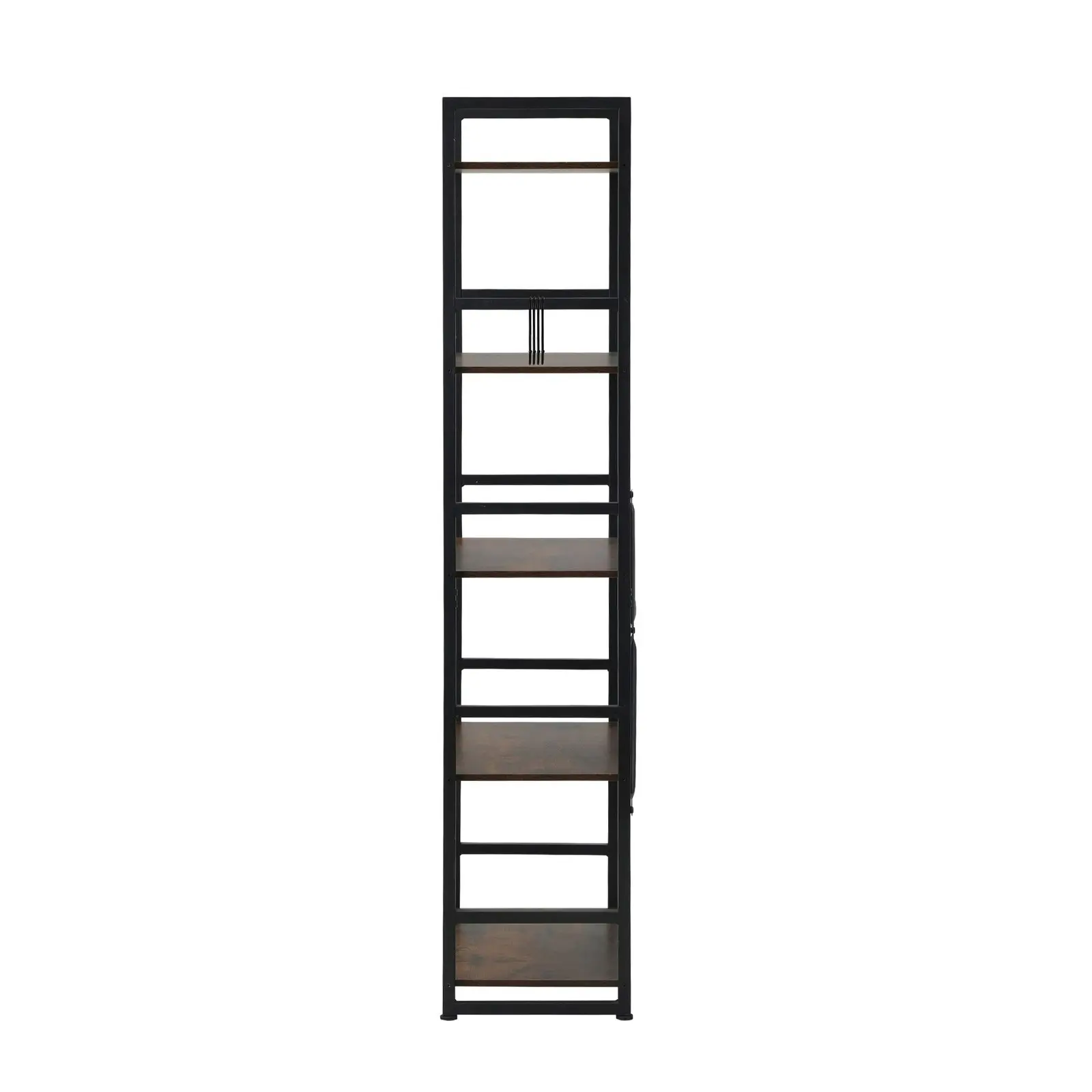 Oikiture Display Shelf 5-Tier Shelves Bookshelf Storage Bookcase Stand Rack 60CM