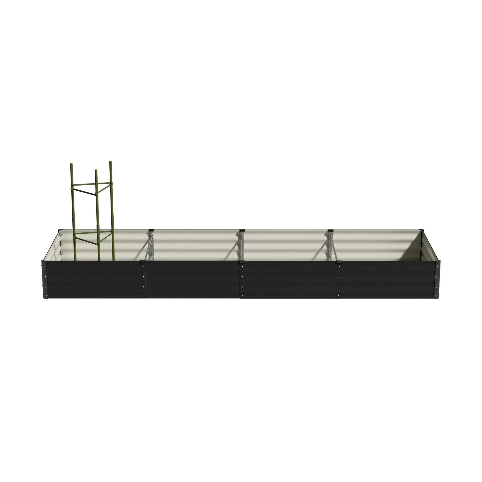 Livsip 4x Garden Bed 150x90x30cm Planter Stand Box Raised Container Galvanise