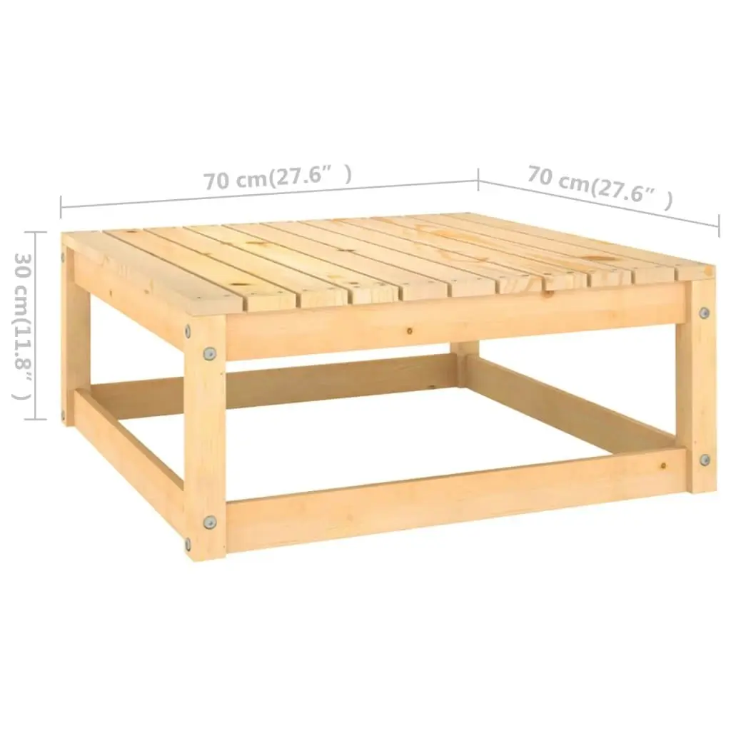 4 Piece Garden Lounge Set Solid Pinewood 3075324