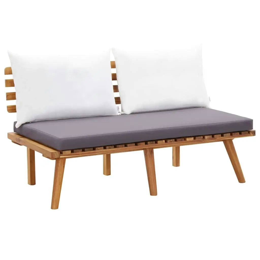 4 Piece Garden Lounge Set with Cushions Solid Wood Acacia 3092055