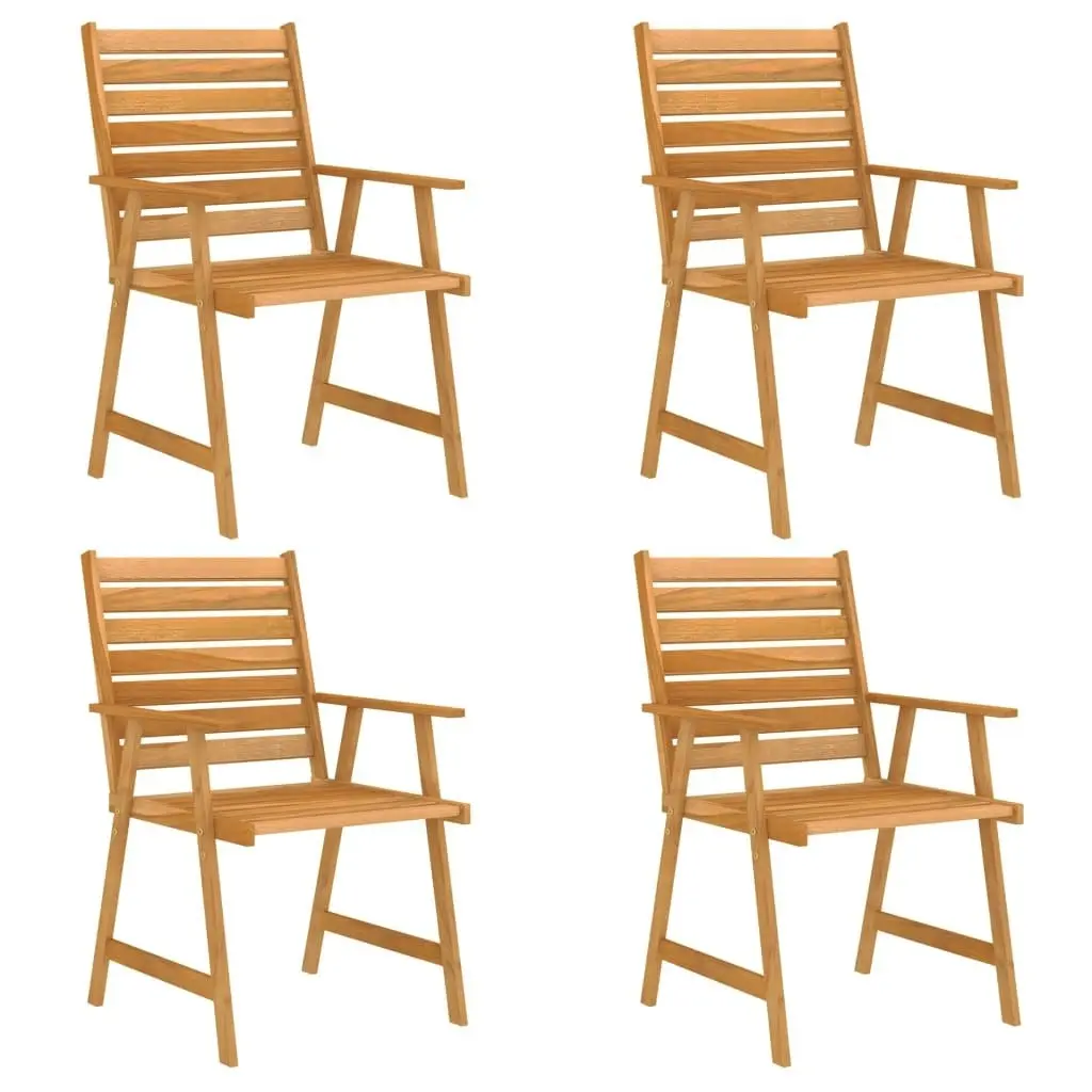 5 Piece Garden Dining Set Solid Acacia Wood 3057844