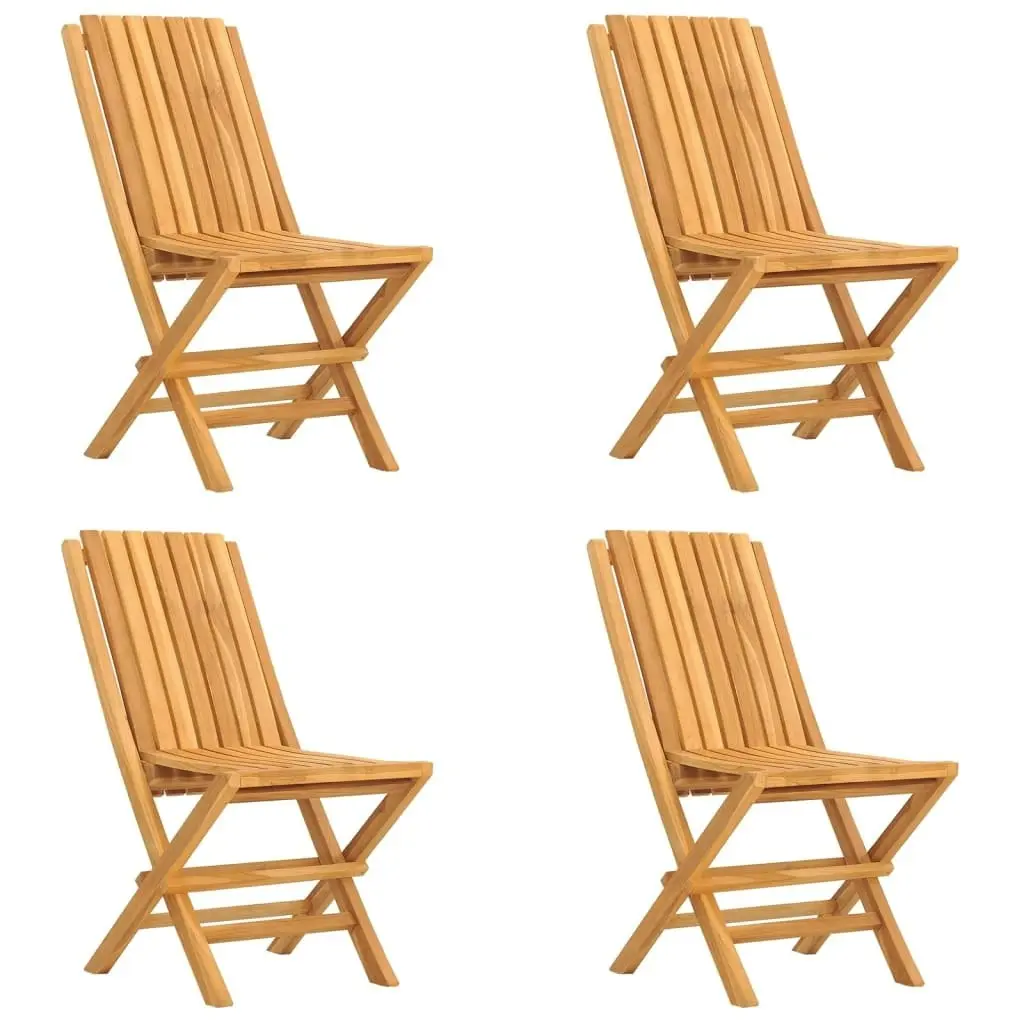 5 Piece Garden Dining Set Solid Wood Teak 3155036