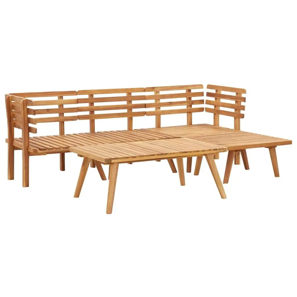 5 Piece Garden Lounge Set Solid Acacia Wood 46678