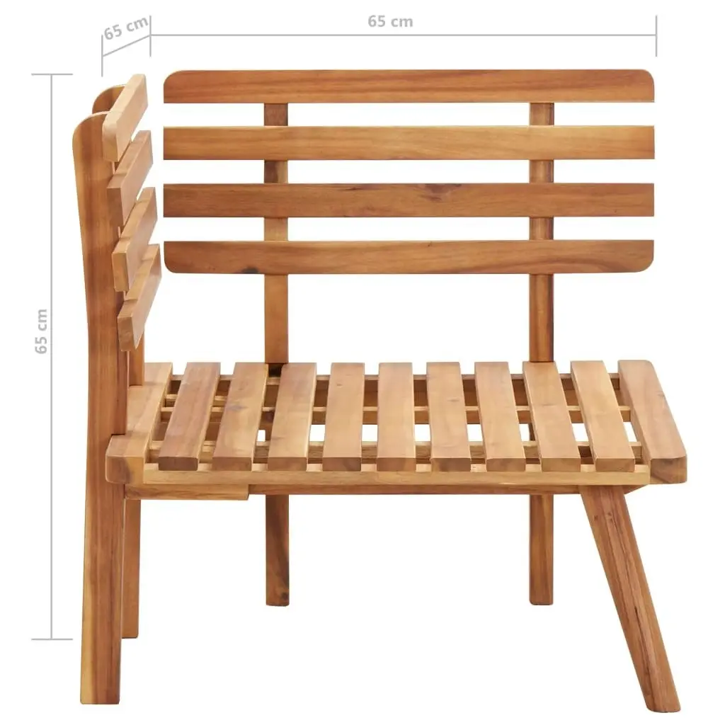 5 Piece Garden Lounge Set Solid Acacia Wood 46678