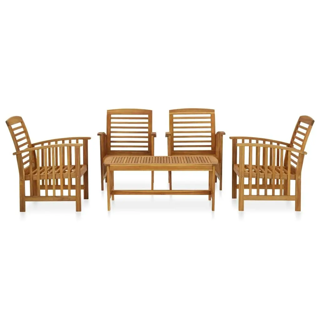 5 Piece Garden Lounge Set Solid Acacia Wood 3057974