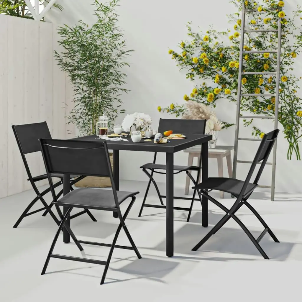 5 Piece Outdoor Dining Set Steel 3073513