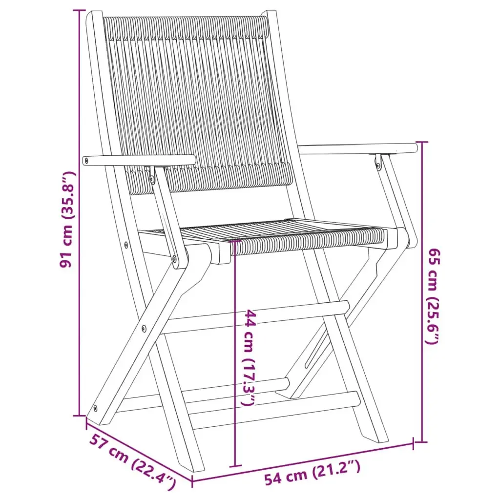 7 Piece Garden Dining Set Grey Polypropylene and Solid Wood 3281710