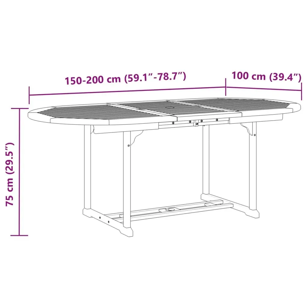 7 Piece Garden Dining Set Grey Polypropylene and Solid Wood 3281722