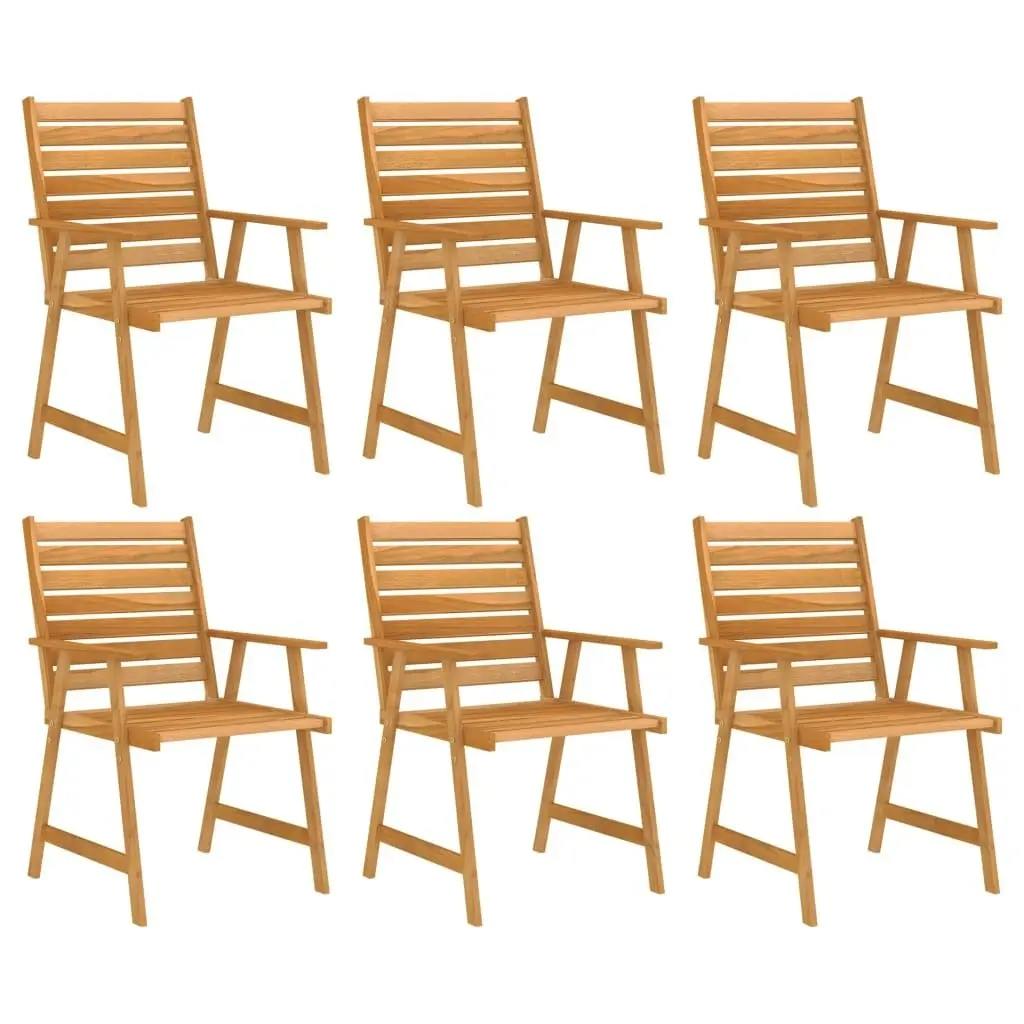 7 Piece Garden Dining Set Solid Acacia Wood 3057845