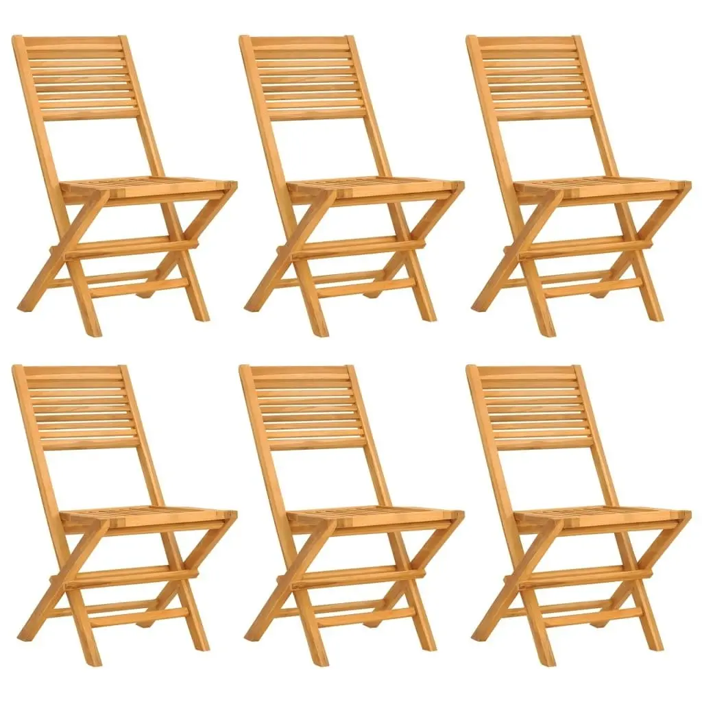 7 Piece Garden Dining Set Solid Wood Teak 3155012