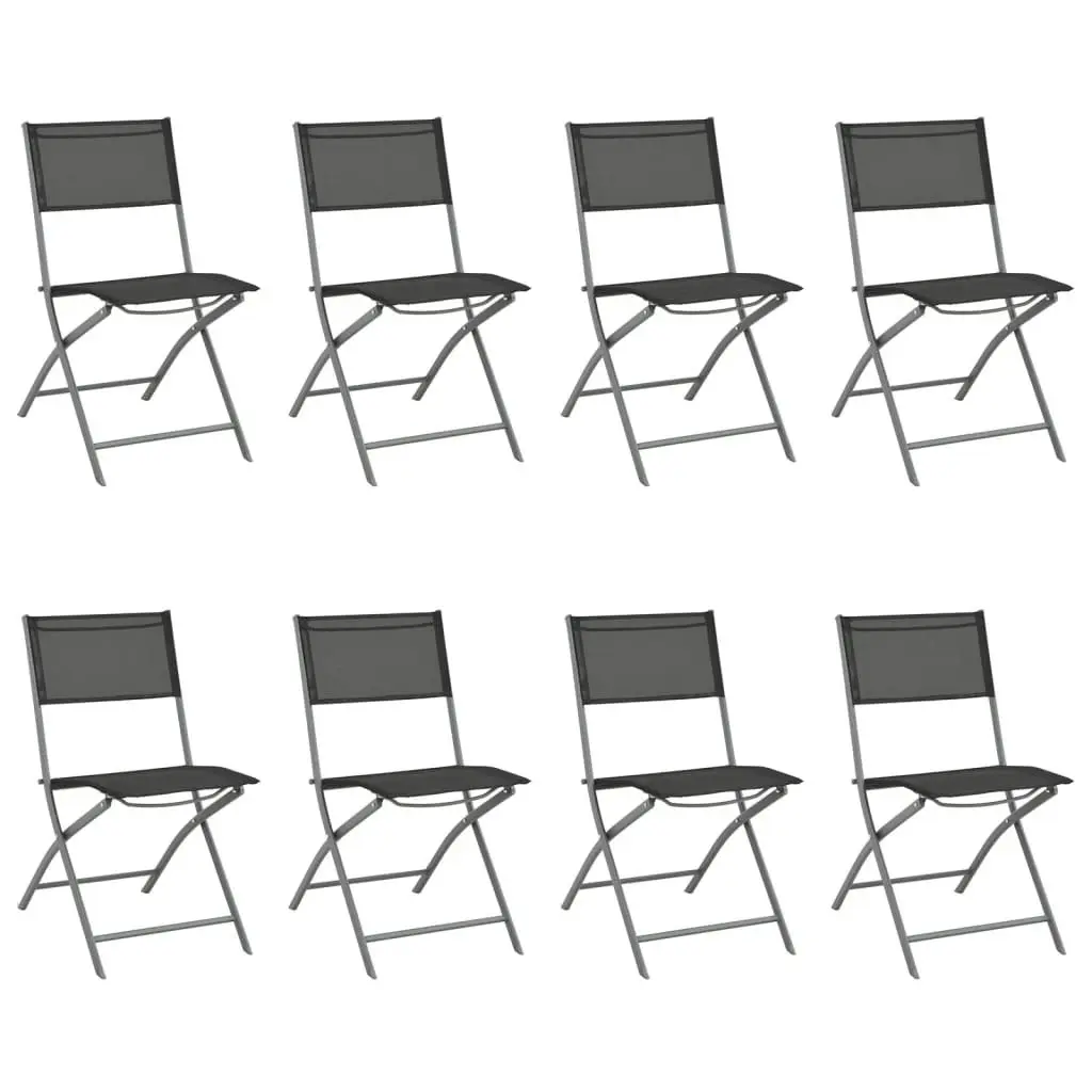 9 Piece Outdoor Dining Set Steel 3073496