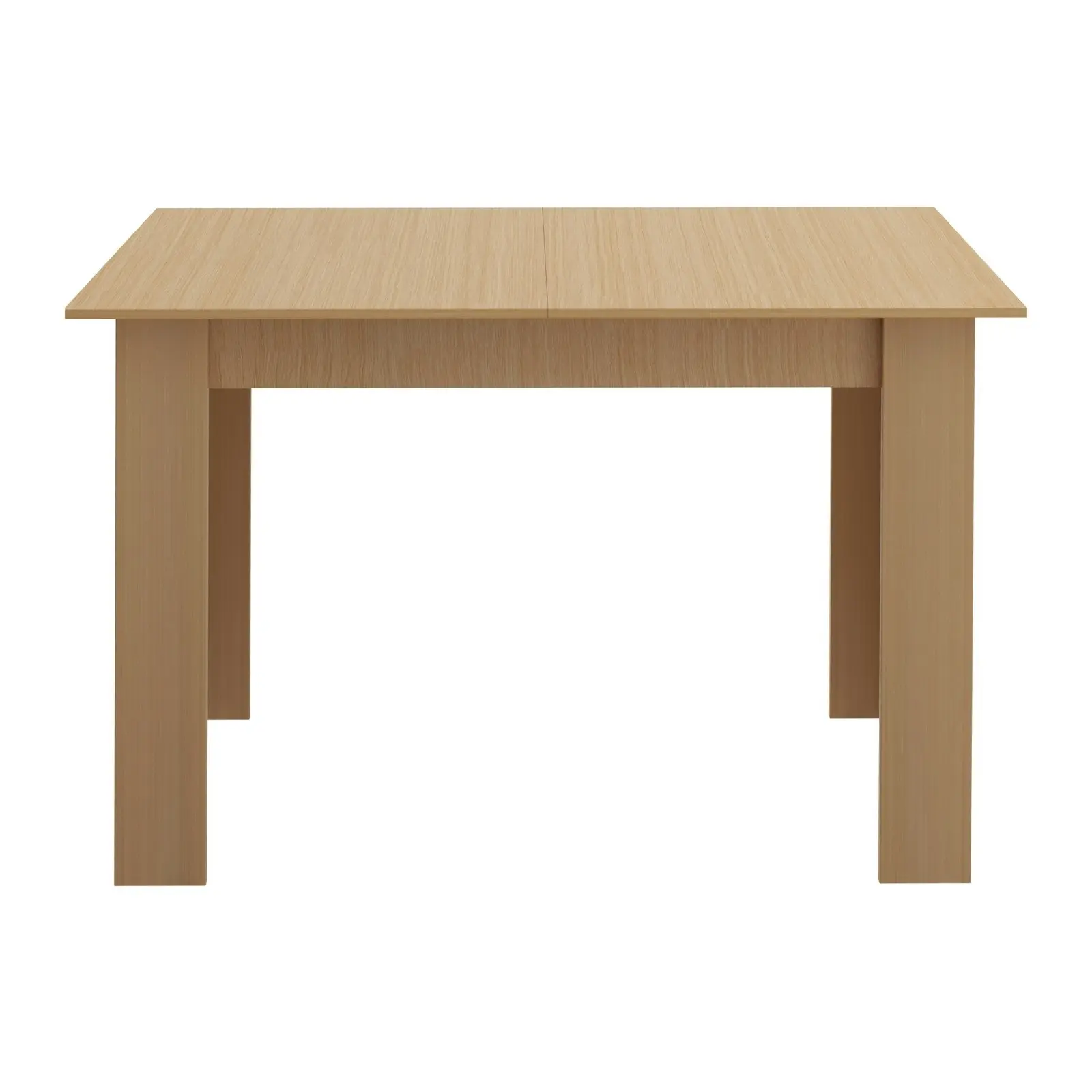 Oikiture 160cm Extendable Dining Table Kitchen Restaurant Cafe Table Wooden