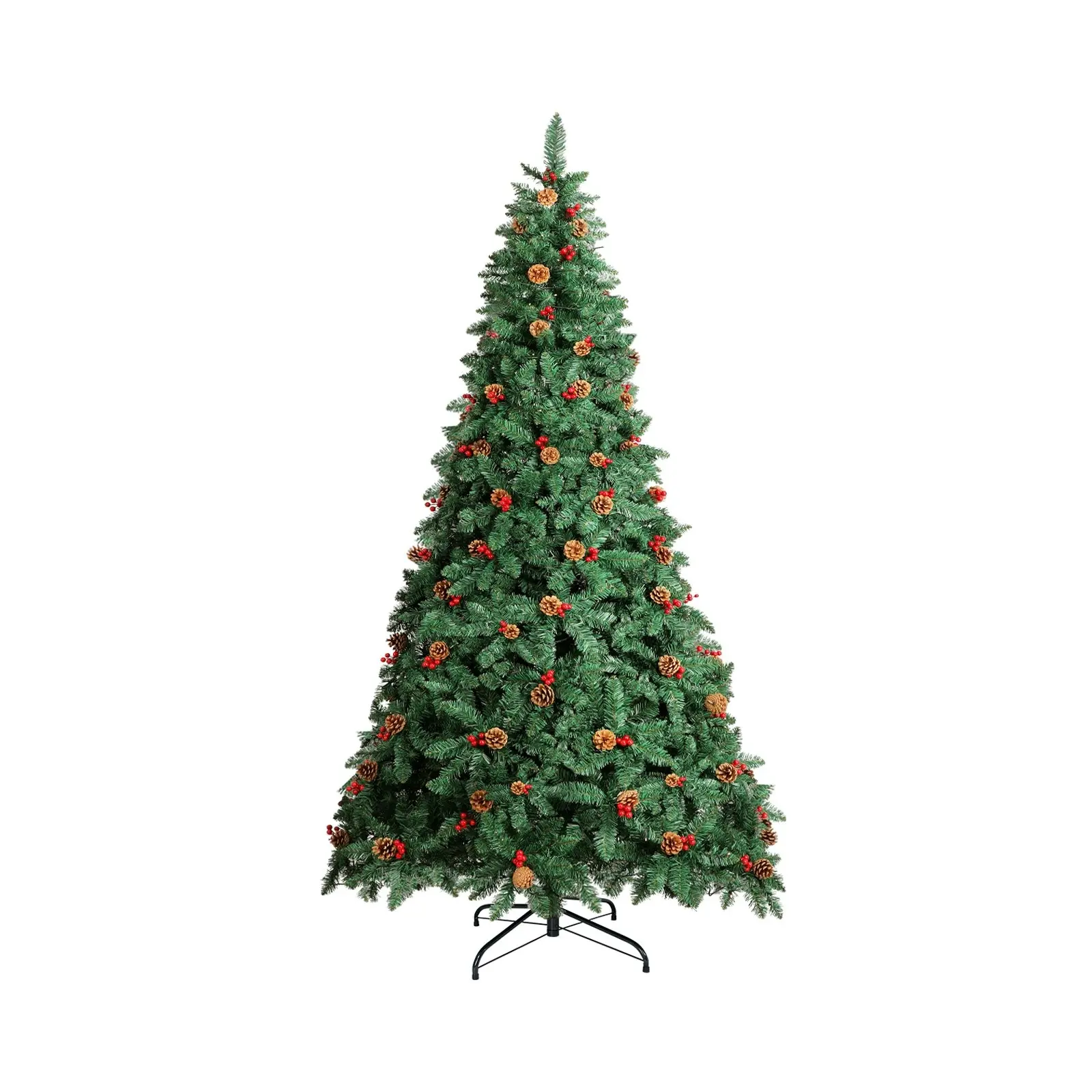 Mazam LED Christmas Tree 1.8M 6FT Xmas Trees Decorations Green with Ornaments