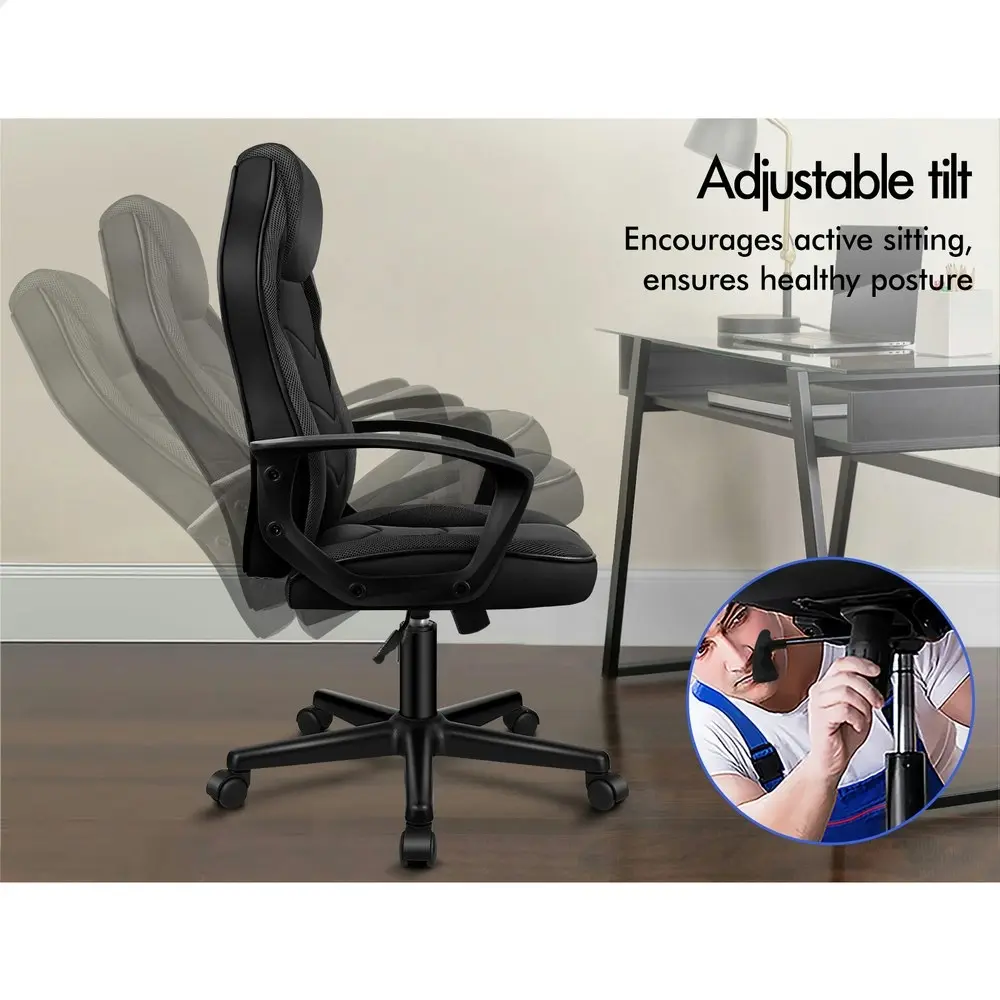 Alfordson Gaming Chair Office Executive Black