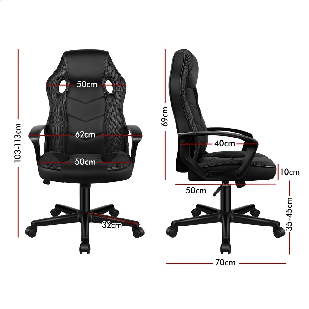 Alfordson Gaming Chair Office Executive Black