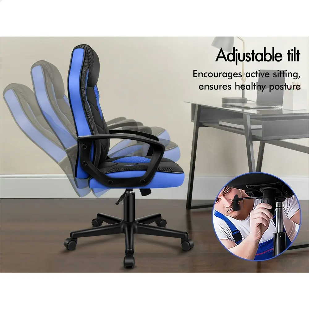 Alfordson Gaming Chair Office Executive Blue