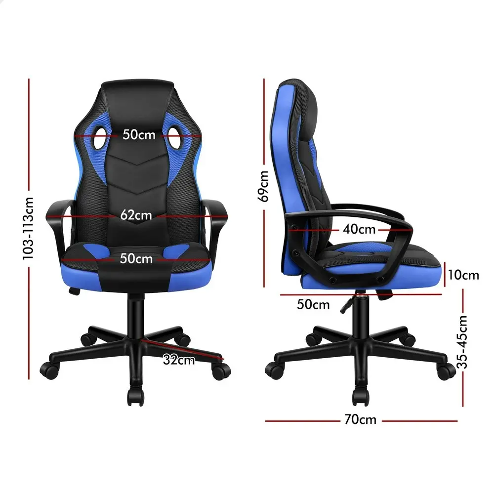 Alfordson Gaming Chair Office Executive Blue