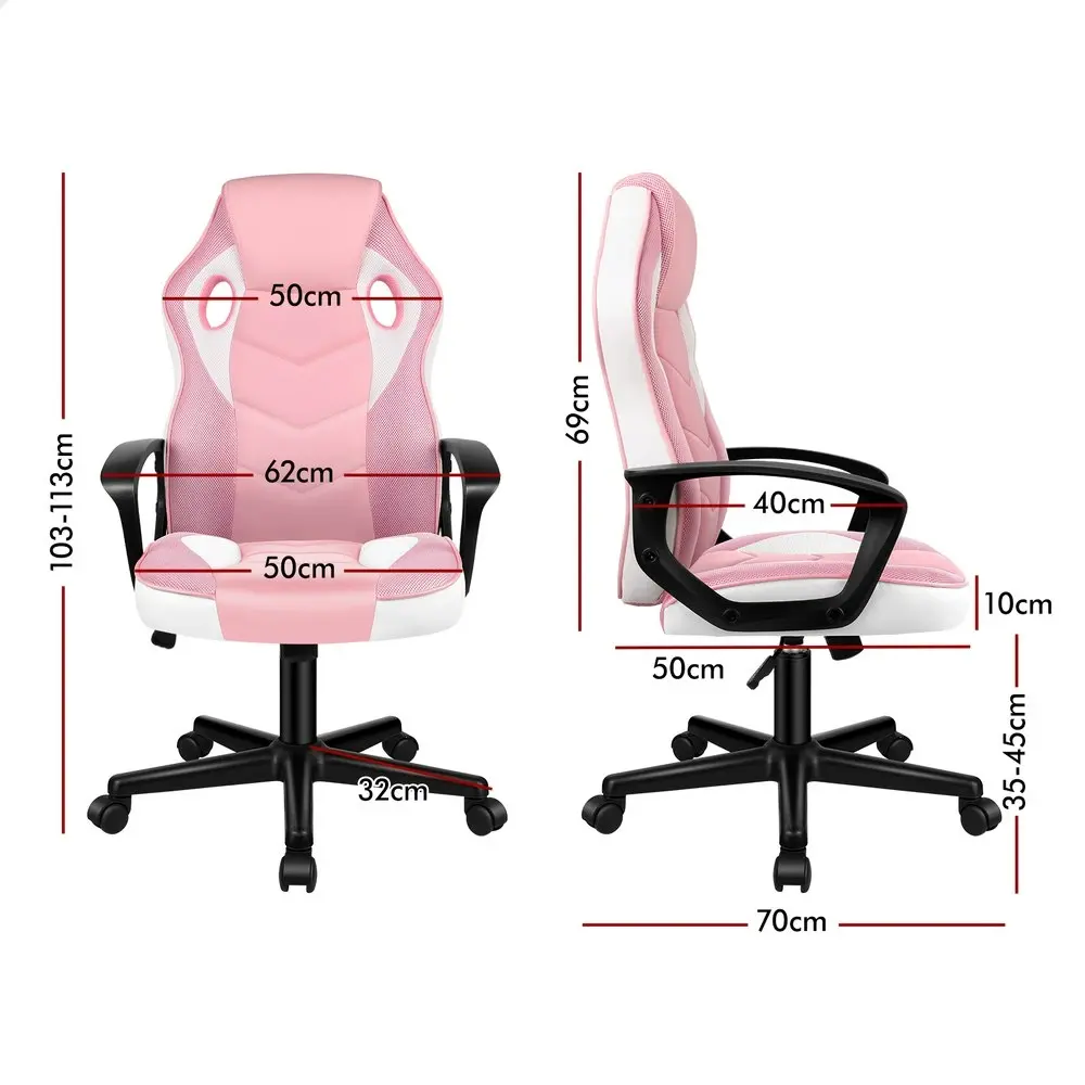 Alfordson Gaming Chair Office Executive Pink