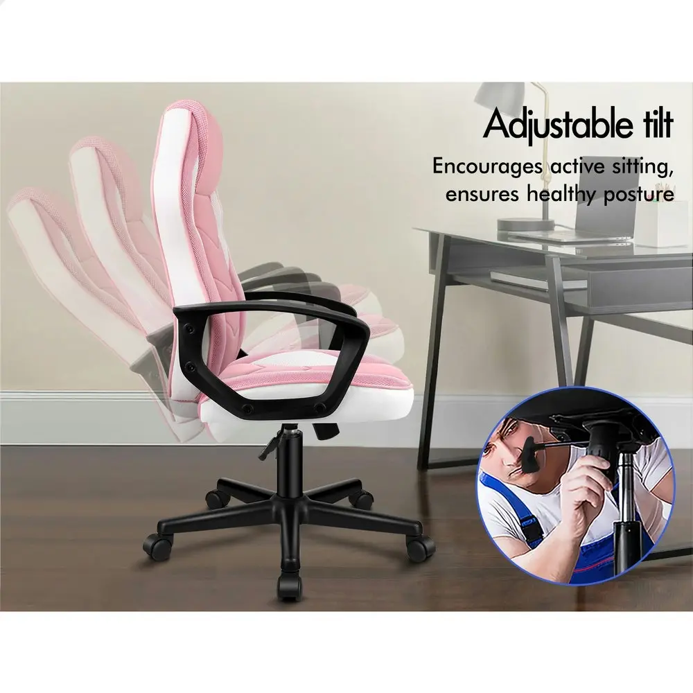 Alfordson Gaming Chair Office Executive Pink