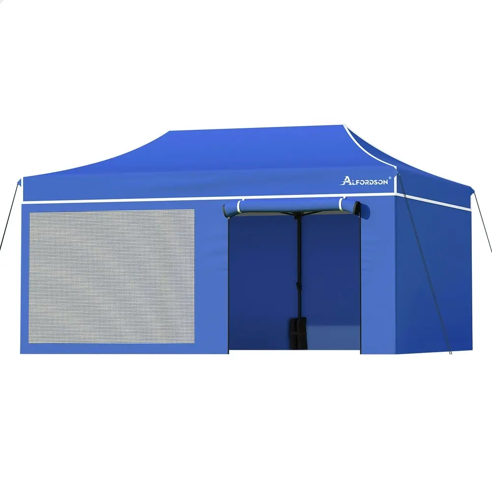 Alfordson Gazebo 3x6 Pop Up Marquee Blue