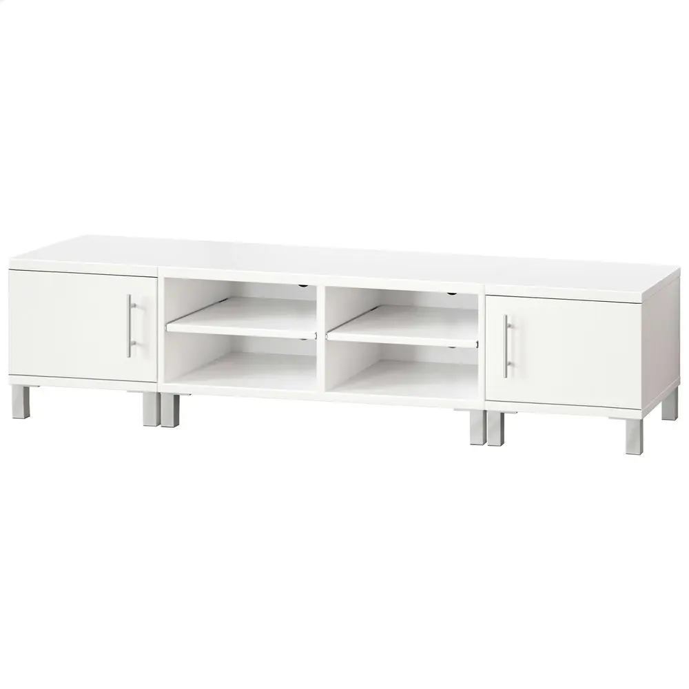 Alfordson Entertainment Unit TV Cabinet Stand 190cm White