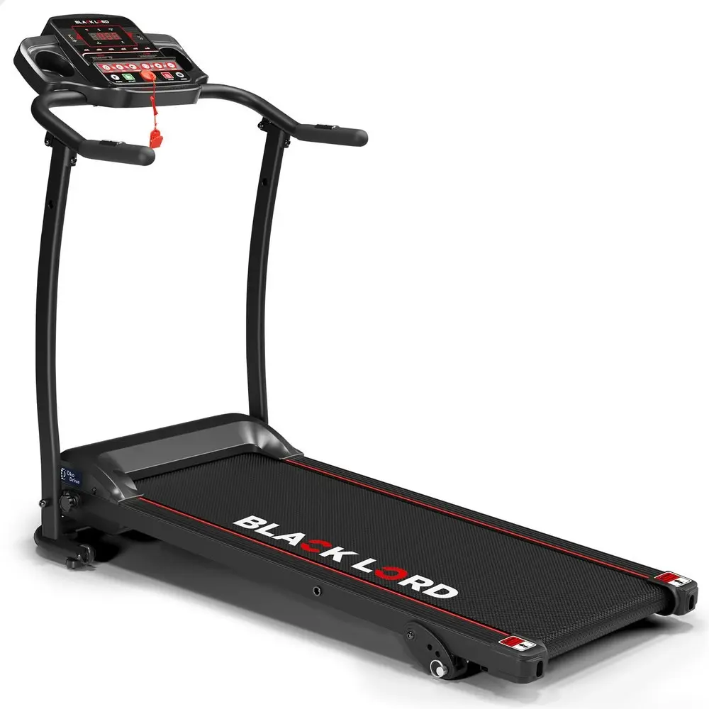 Black Lord Treadmill Electric Exercise Running Machine Foldable Home Gym Fitness