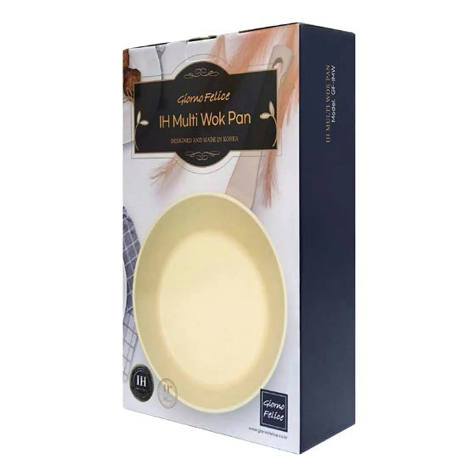 28cm Wok Pan - BEIGE