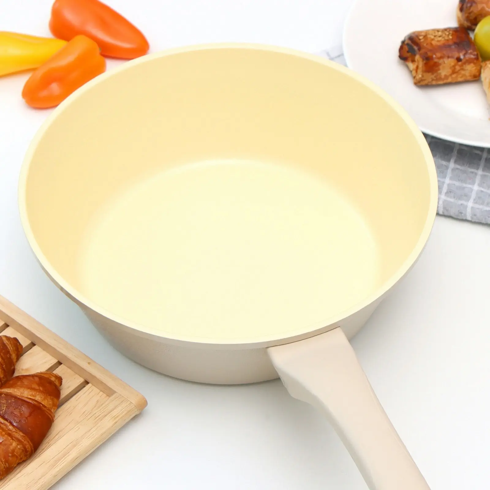 28cm Wok Pan - BEIGE