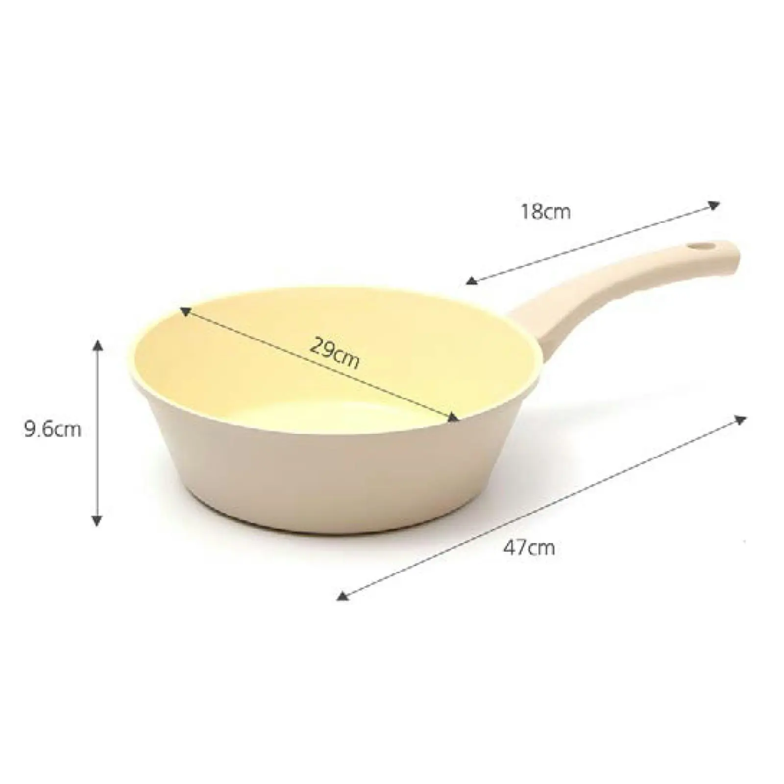 28cm Wok Pan - BEIGE