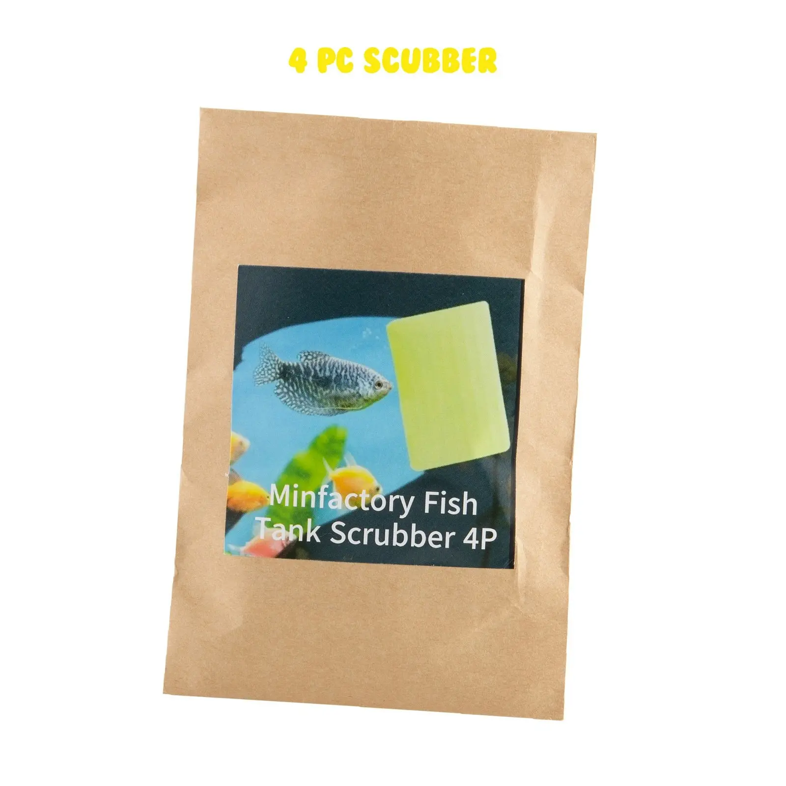 4X Fish Tank Moss Scraper Scrubber