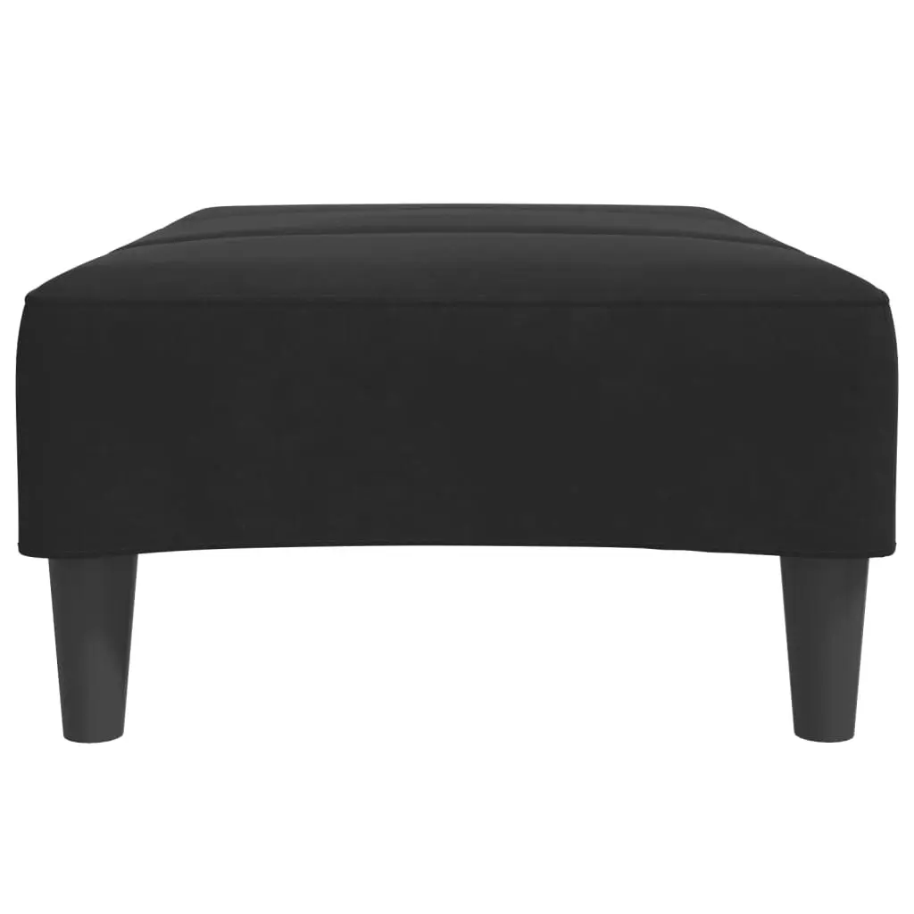 Footstool Black 77x55x31 cm Velvet 4007378