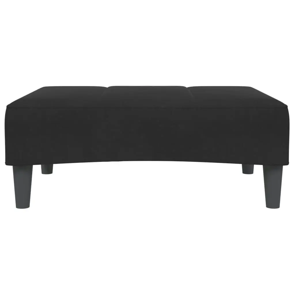 Footstool Black 77x55x31 cm Velvet 4007378