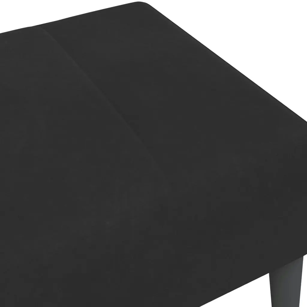 Footstool Black 77x55x31 cm Velvet 4007378