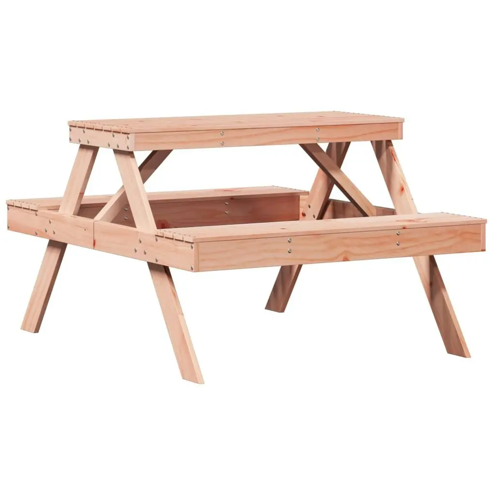 Picnic Table 105x134x75 cm Solid Wood Douglas 832570