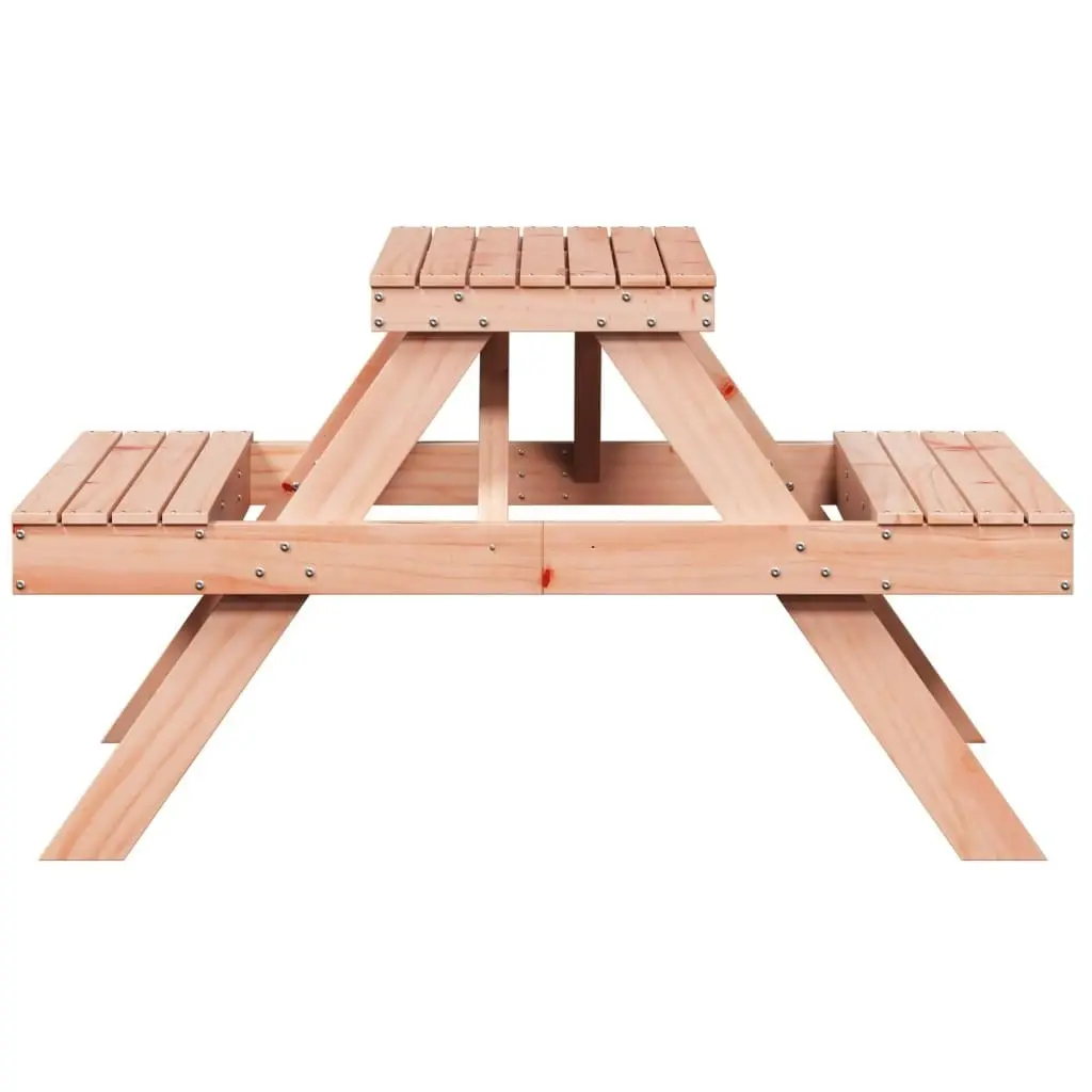 Picnic Table 105x134x75 cm Solid Wood Douglas 832570