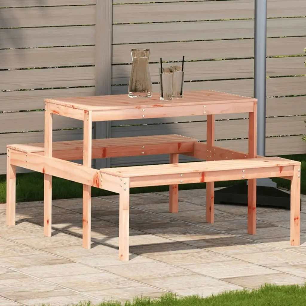 Picnic Table 110x134x75 cm Solid Wood Douglas 832560