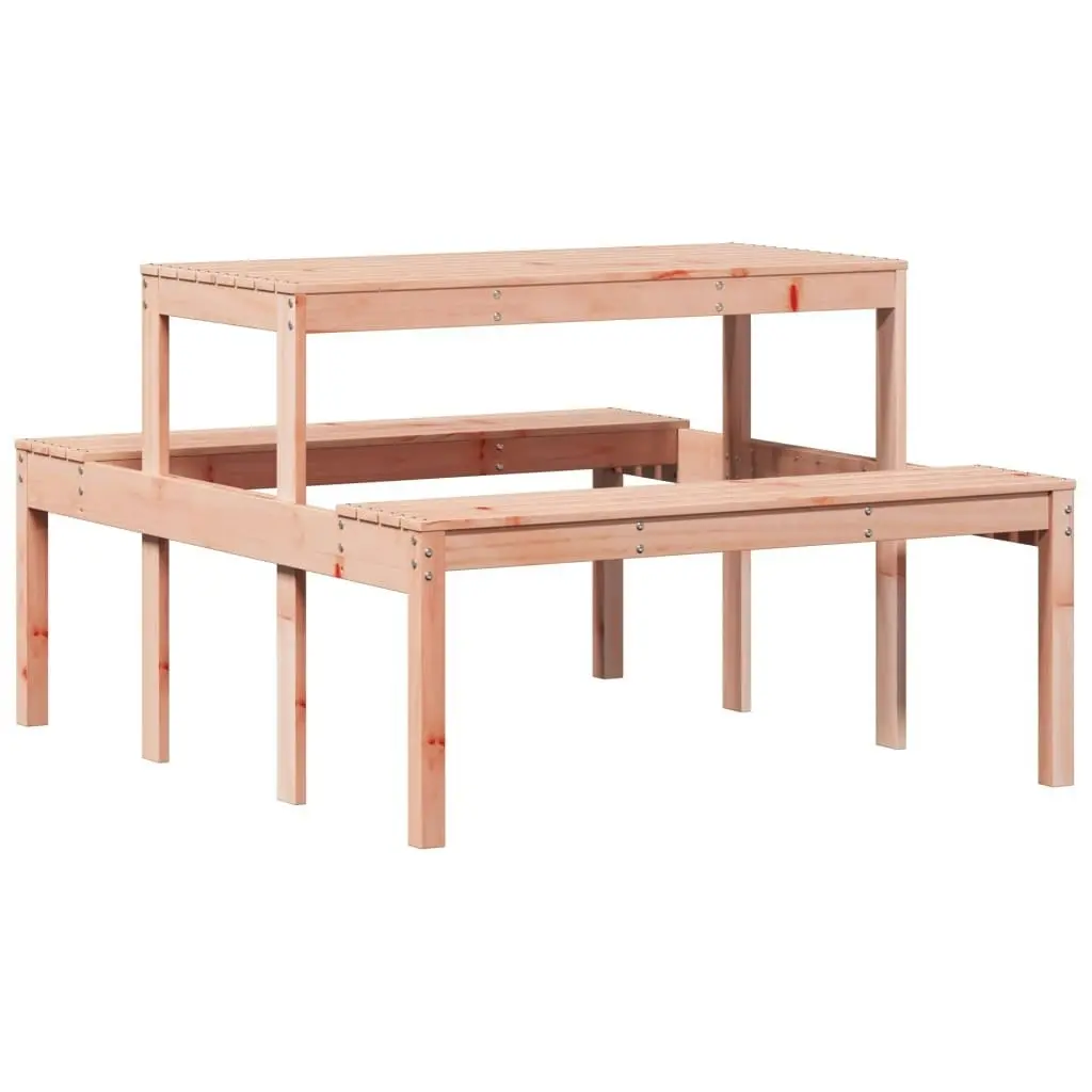 Picnic Table 110x134x75 cm Solid Wood Douglas 832560