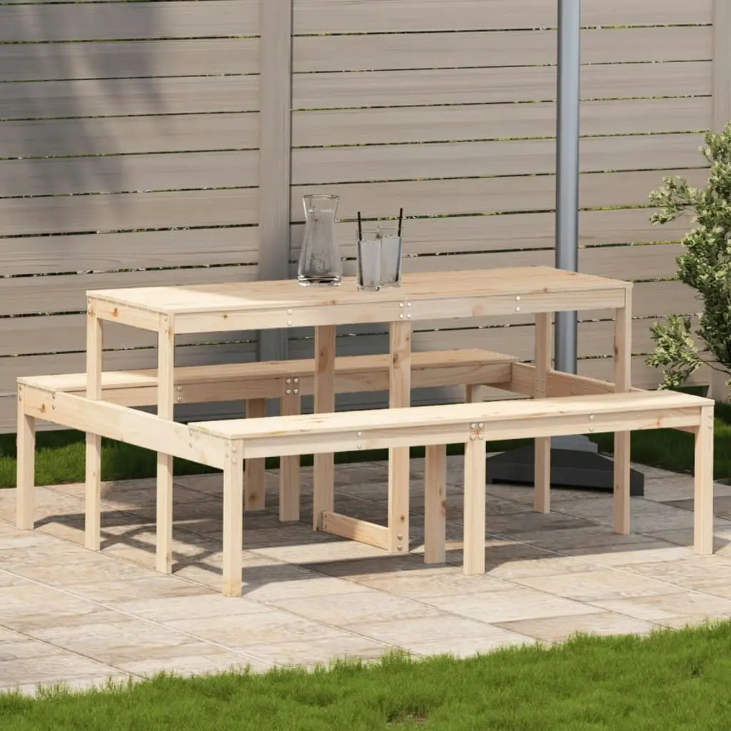 Picnic Table 160x134x75 cm Solid Wood Pine 832562